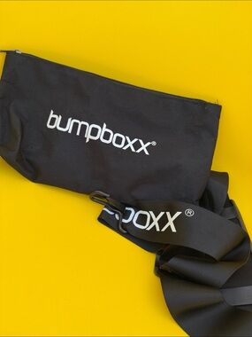 Bumpboxx Black Logo Crossbody Belt Bag